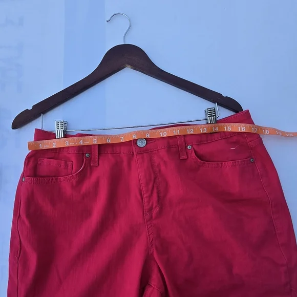 BundleVintage America Red DenimShorts &The Line of Style Polka Dot Wrap Blouse - Picture 13 of 15